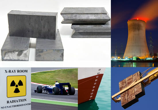 Lead Bricks for Radiation Protection, racing weights, lead ballast and lead counter weights. Interlocking lead bricks bricks are available for specific applications